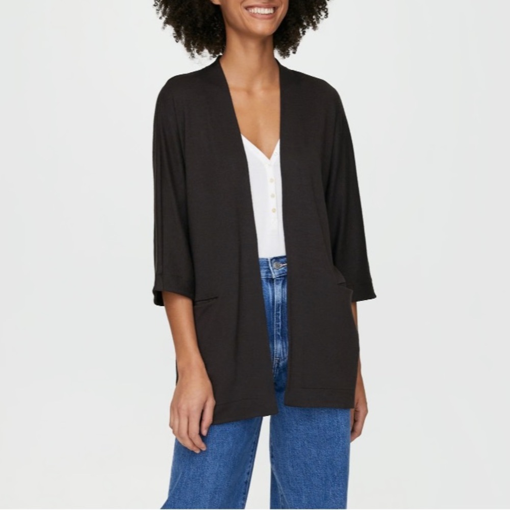 Aritzia Wilfred dark brown Zlata Cardigan